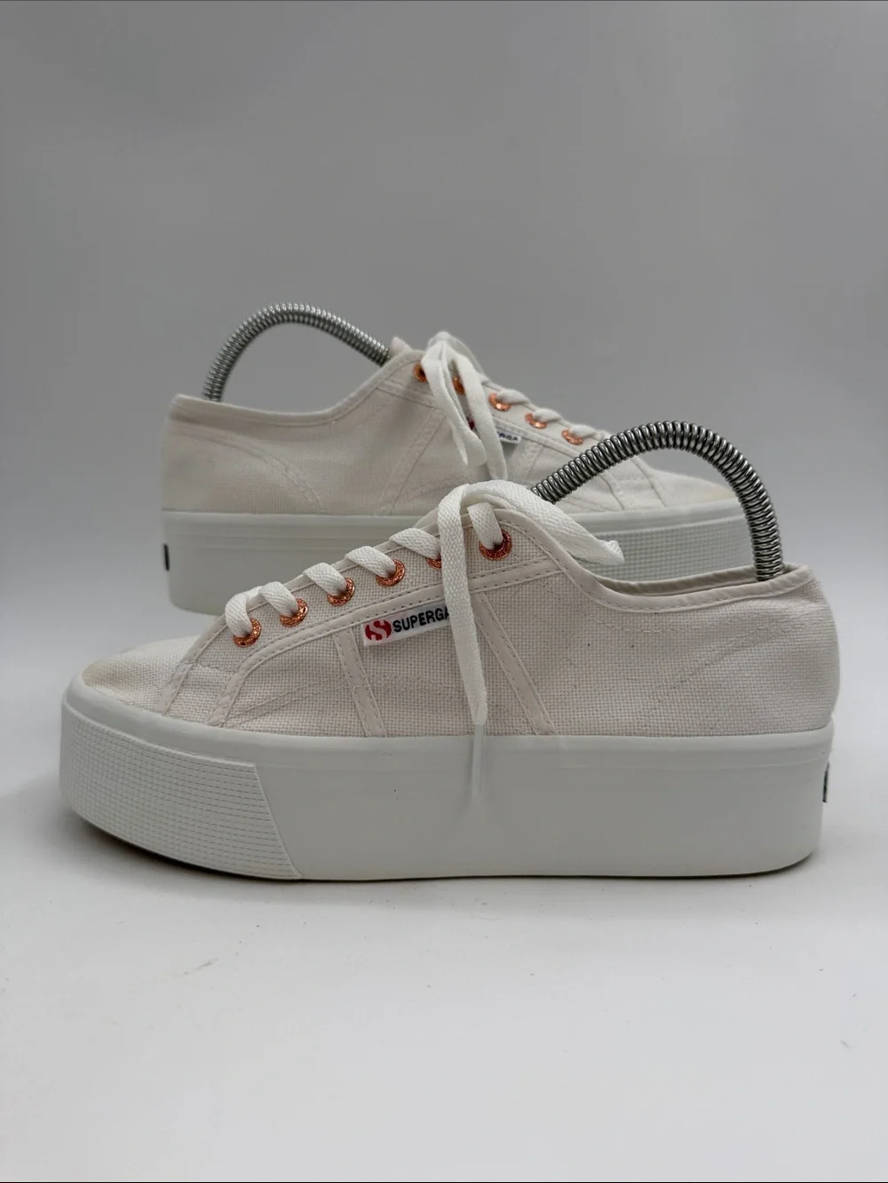 Superga 2790 Acotw Linea Up & Down Platform Sneaker Women’s Size 7.5 - White